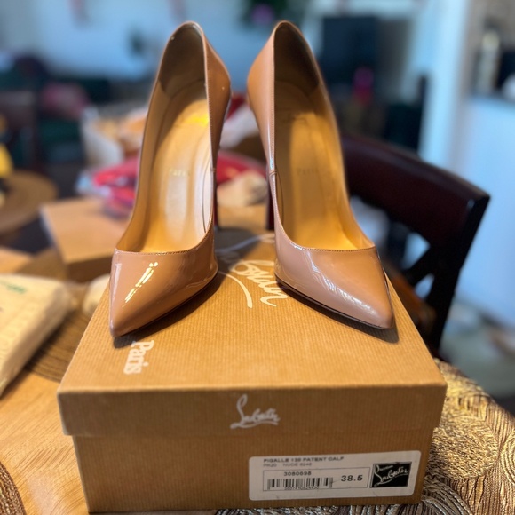 LOWEST PRICED Christian Louboutin Pigalle 120 Patent calf 38.5 EUR ON POSHMART - Picture 3 of 5